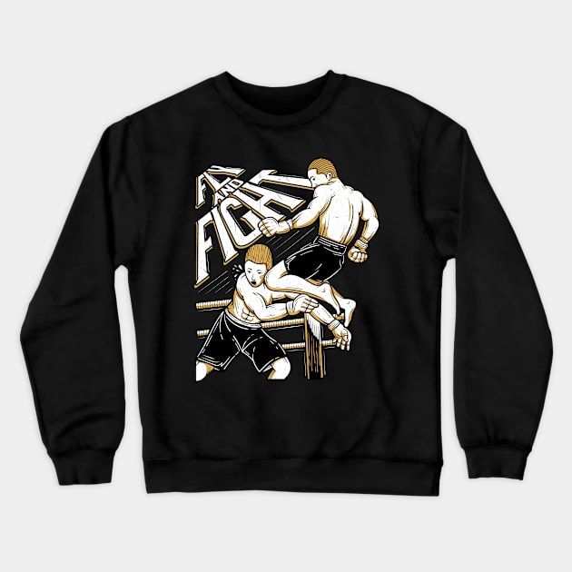 fly and fight Crewneck Sweatshirt by noorshine